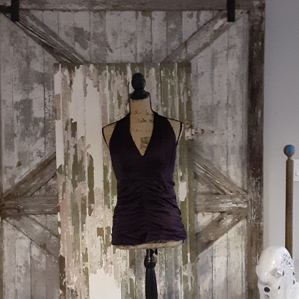 Express Satin Halter top